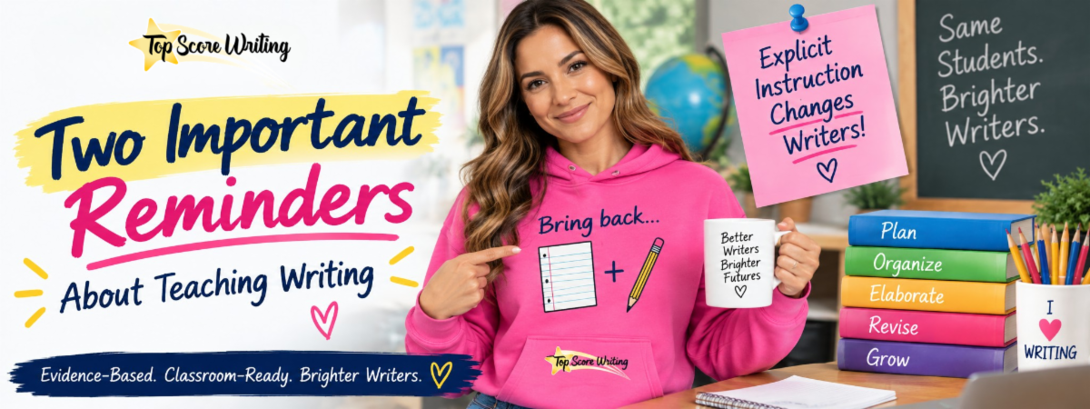 Two Important Reminders About Teaching Writing