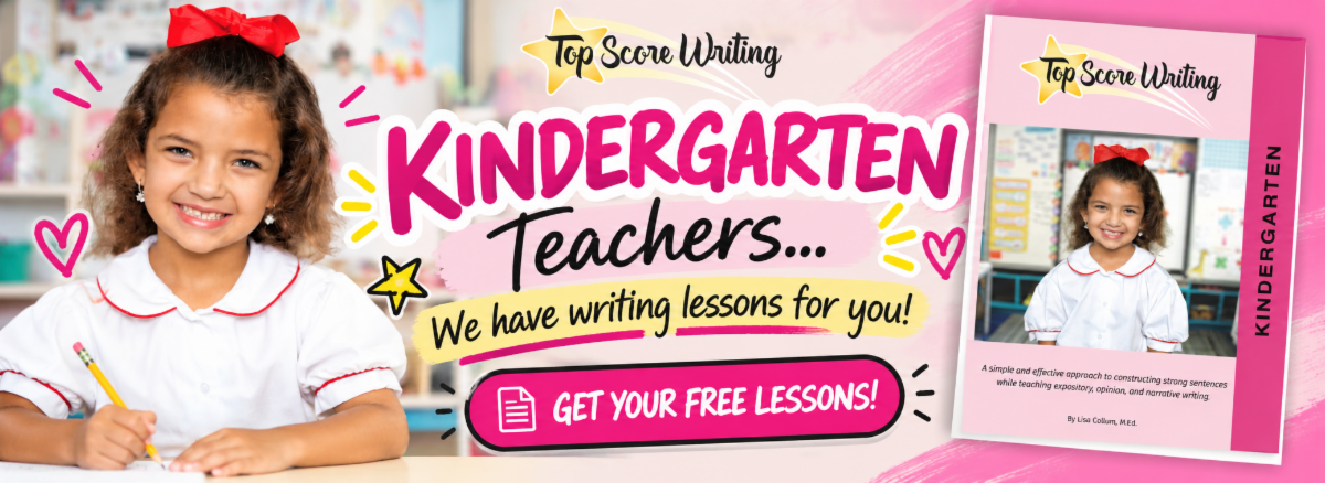 Kindergarten teachers - we have writing lessons for you