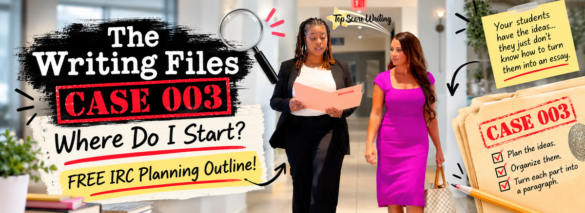 WRITING CASE FILE 003: Where Do I Start? FREE IRC Planning Outline